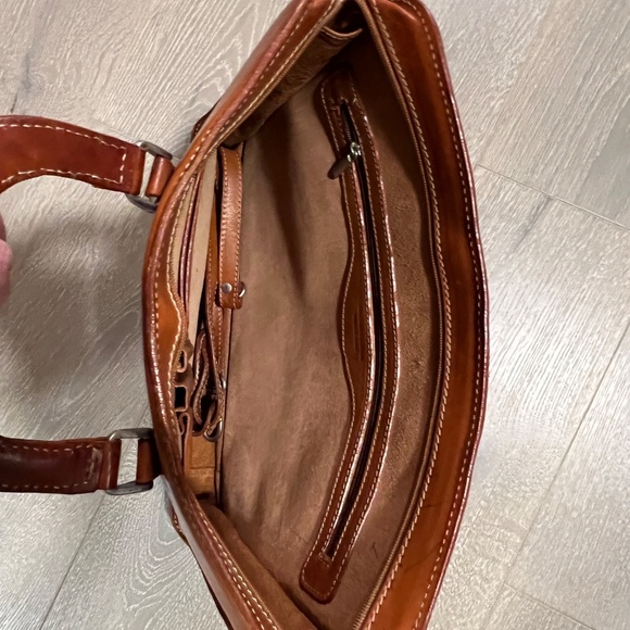 I MEDICI FIRENZE Brown Leather Briefcase - Picture 3 of 10